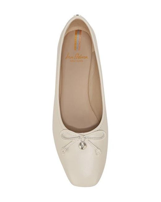 Sam Edelman White Meadow Ballet Flat