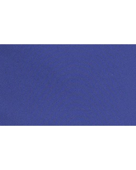 Amanda Uprichard Blue Banco Sculptural A-Line Minidress