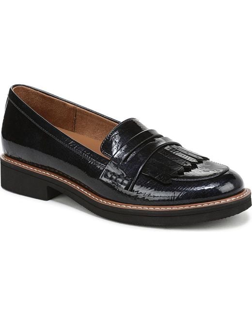 Naturalizer Black Pacey Kiltie Fringe Loafer