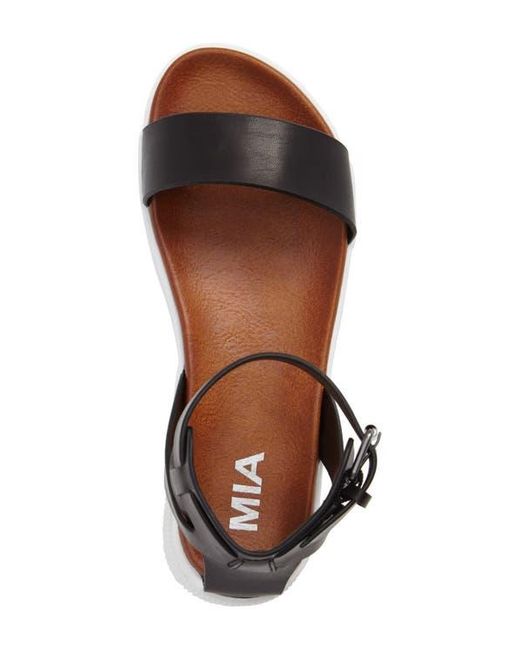 MIA White Platform Strappy Sandals