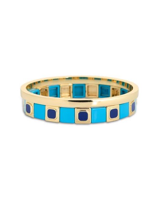 Leith Blue Tile Bracelet & Bangle Set