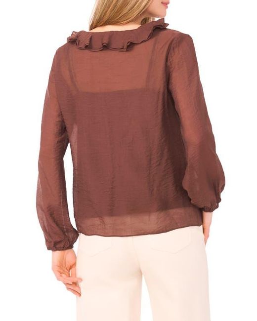 Halogen® Red Ruffle Top