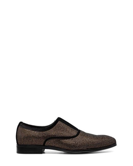 Stacy Adams Black Starleigh Rhinestone Slip-On Loafer for men