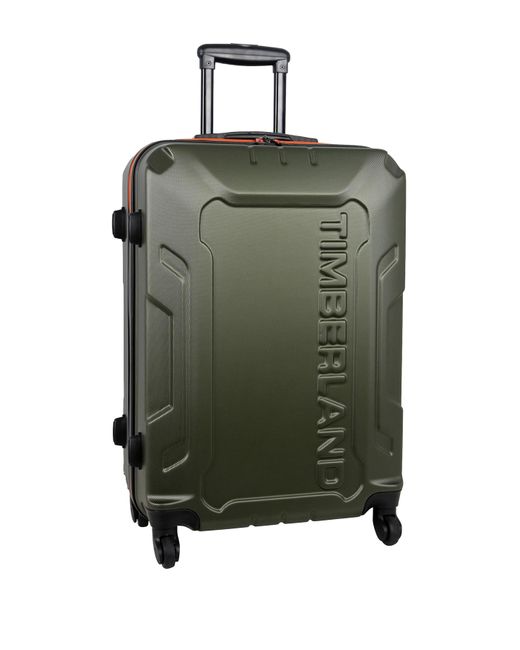 Timberland Green Olive Boscawen 25" Hardside Spinner Suitcase for men