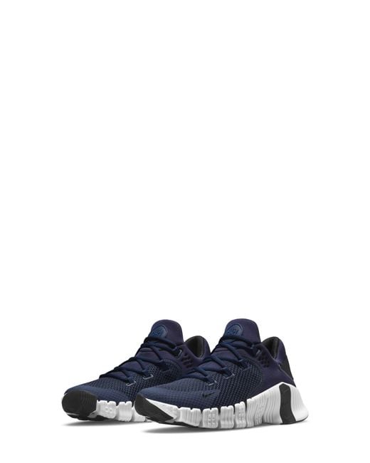 Nike Free Metcon 4 Training Shoe In Navy navy black At Nordstrom