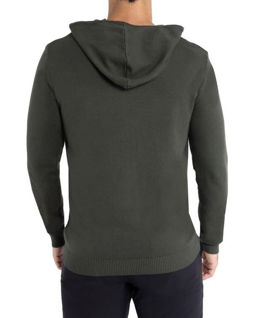 Xray Jeans Gray Core Knit Pullover Hoodie for men