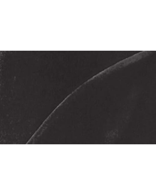 Maggy London Black Long Sleeve Velvet A-Line Midi Dress