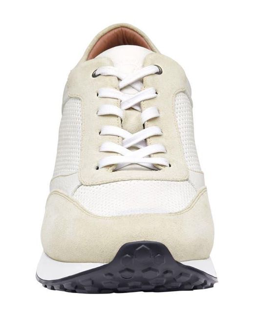 Johnston & Murphy White Briggs Perforated Sneaker for men
