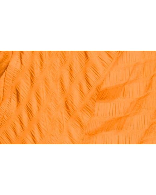 Spanx Orange Active Run Water Resistant Half-Zip Jacket