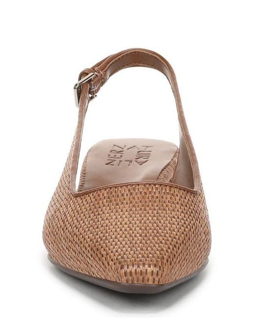 Naturalizer Brown Ginger Slingback Pump