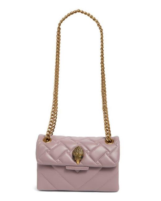 Kurt Geiger Pink Mini Kensington Leather Shoulder Bag