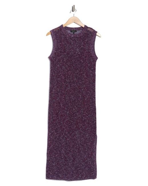 Rag & Bone Purple Carter Open Knit Tank Dress