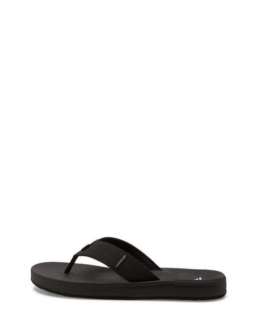 Quiksilver Black Rivi Iii Flip Flop for men