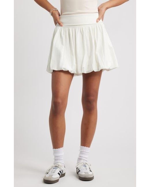BP. White Bubble Hem Miniskirt
