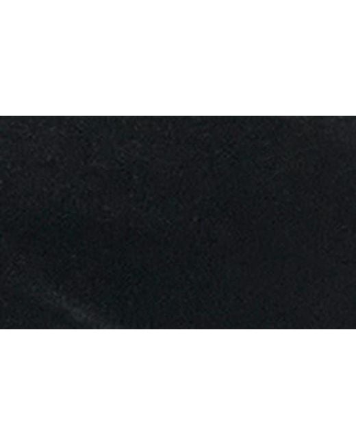 Calvin Klein Black Long Sleeve Ruched Velvet Gown