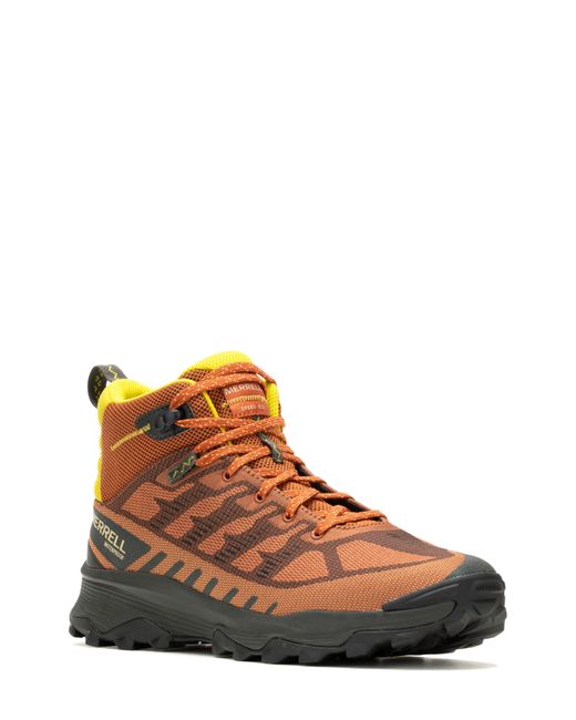 Merrell Brown Speed Eco Waterproof Hiking Boot for men
