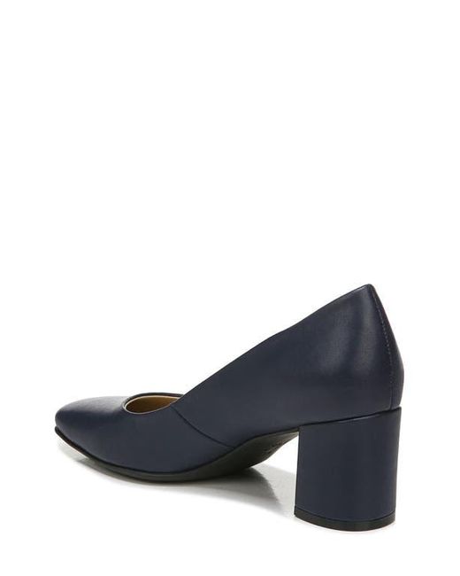 Naturalizer Blue Warner Square Toe Pump
