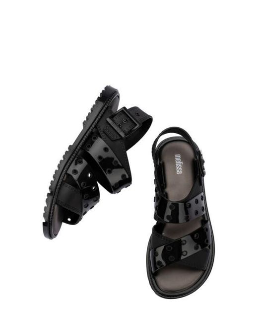 Melissa Black Lock Sandal