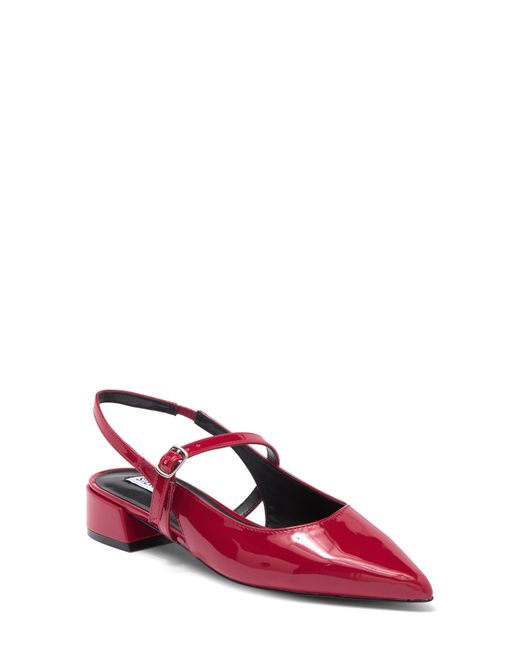 Steve Madden Red Yourk Pointed Toe Slingback Pump