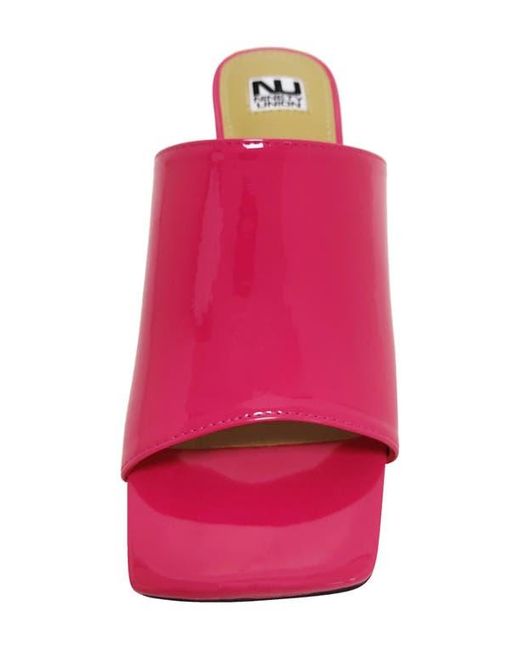 Ninety Union Pink Florence Square Toe Mule