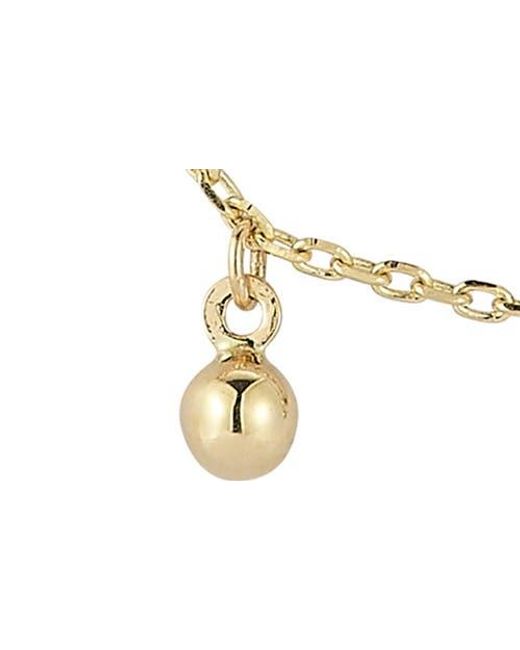 Ember Fine Jewelry Metallic 14K Ball Charm Necklace