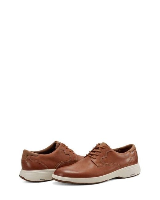 Rockport Brown Noah Plain Toe Derby for men