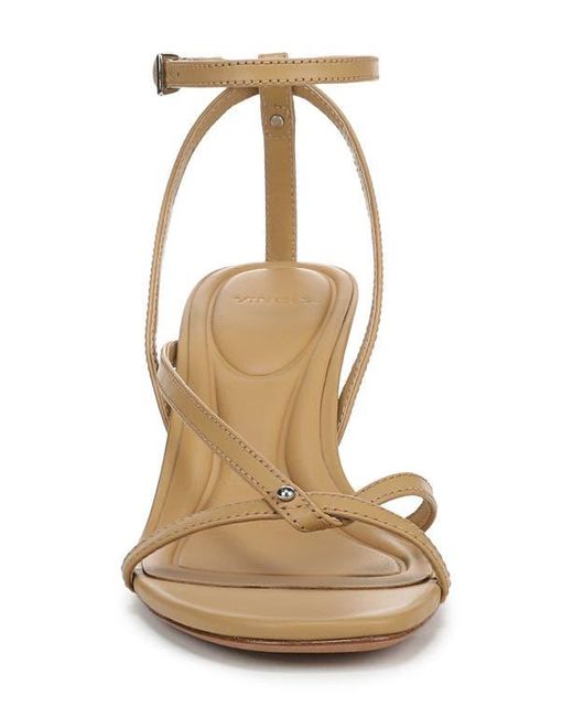 Vince Metallic Marilyn Ankle Strap Sandal