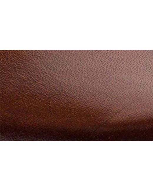 Santoni Brown Carter Plain Toe Derby for men