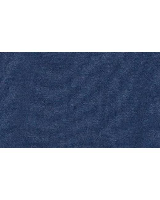 Tom Baine Blue Solid Quarter Zip Pullover for men