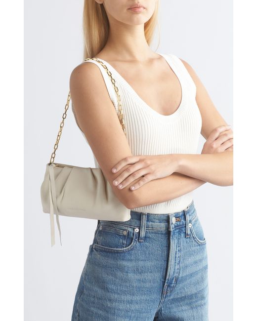 Aimee Kestenberg White Charismatic Leather Shoulder Bag