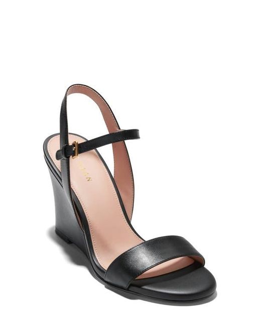 Cole Haan Black Josie Wedge Sandal