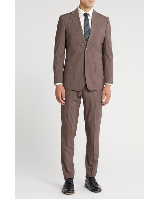 English Laundry Gray Two-Button Flat Front Suit for men