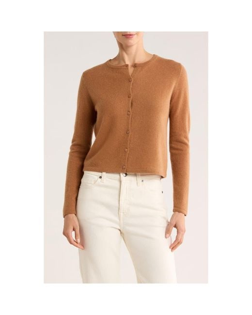 Magaschoni Brown Cashmere Cardigan