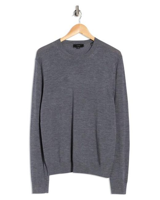 Vince Gray Crew Neck Merino Wool Sweater for men