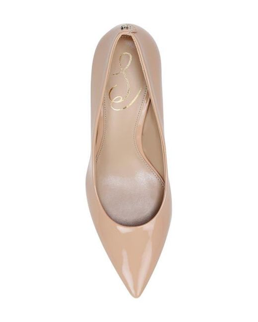 Sam Edelman Natural Hazel Pointed Toe Pump