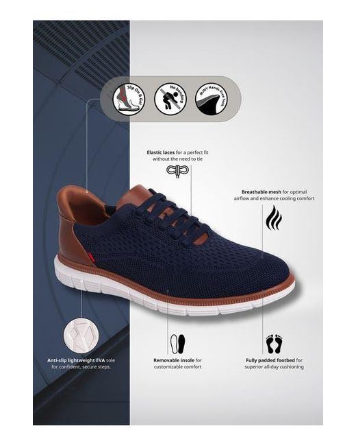 Marc Joseph New York Blue Blackford Street Hands-Free Slip-On Sneaker for men