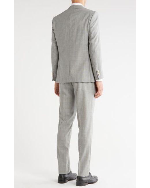 Jack Victor Gray Esprit Pinstripe Wool Suit for men