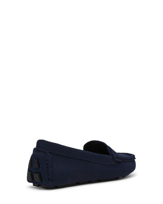 Anne Klein Blue Skylar Knit Penny Loafer
