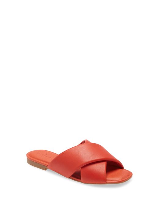 Caslon Red Calla Slide Sandal