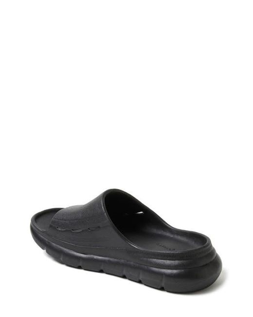 Dearfoams Black Powell Slide Sandal for men
