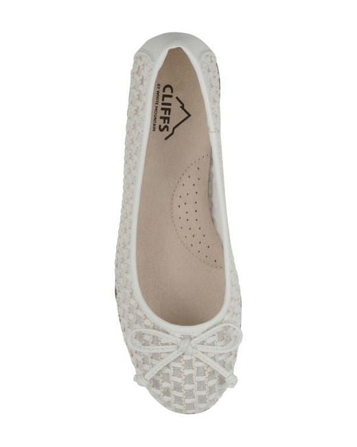 White Mountain White Chelcy Mesh Ballet Flat