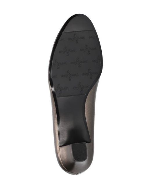 Easy Street Brown Elegant Round Toe Pumps