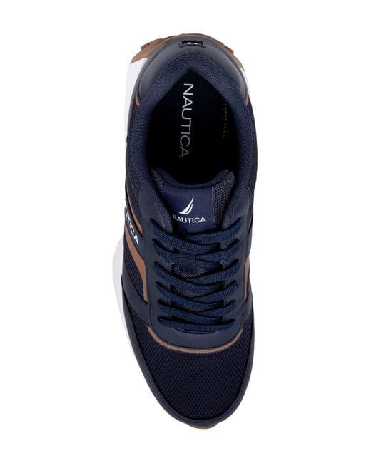 Nautica Blue Athletic Sneaker for men