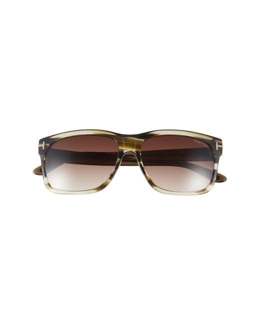 Tom Ford Brown 59mm Square Sunglasses for men