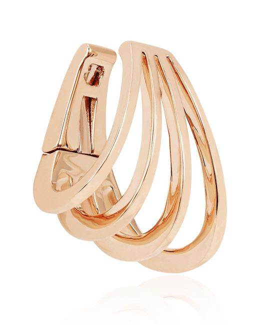 EF Collection Metallic 14k Rose Gold Cage Ear Cuff At Nordstrom Rack