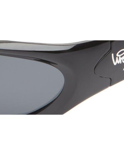 Wisdom Black Frame 5 Rectangular Sunglasses