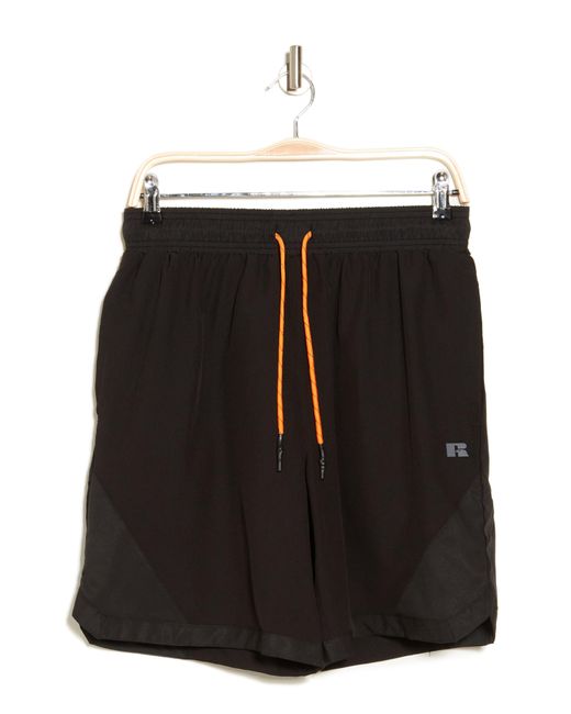 Russell Black Ripstop Basketball Shorts for men
