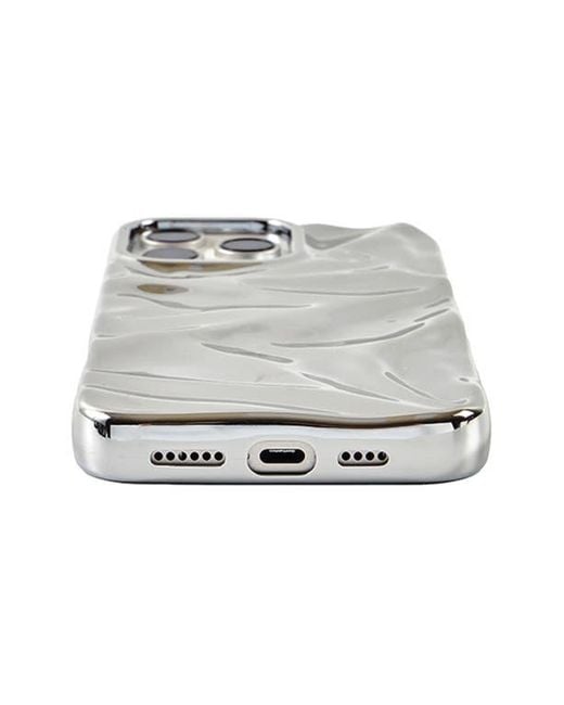 Auramma Gray Crinkle Iphone 16 Pro Max Case