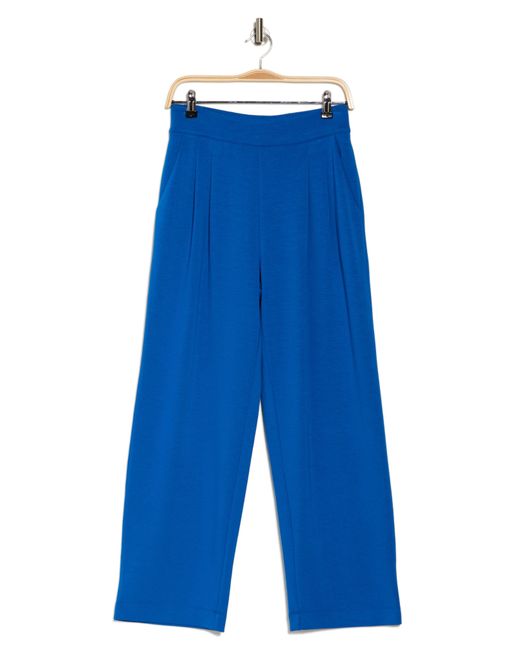 Nanette Lepore Blue Stretch Fabric Wide Leg Pants