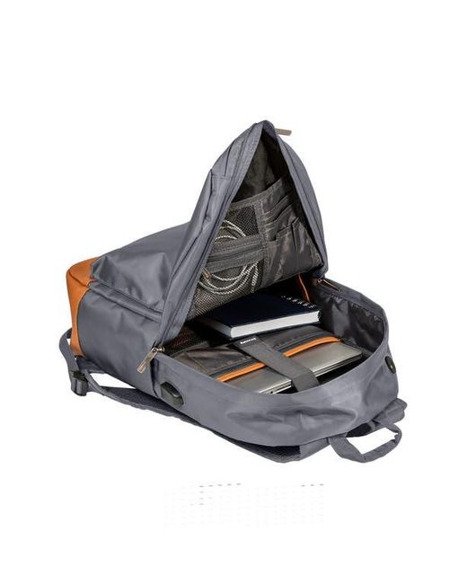 CHAMPS Gray Water Resistant Nylon Backpack for men